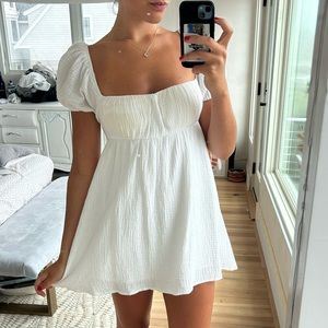 Princess Polly white mini dress